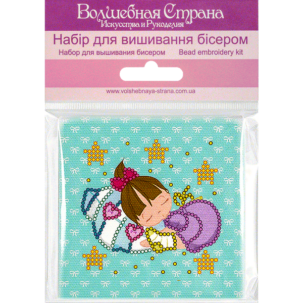 Bead embroidery magnet FLA-190