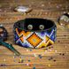 Bead embroidery kit on artificial leather Bracelet (3х22cm) FLBB-023 Black FLBB-023 photo 1