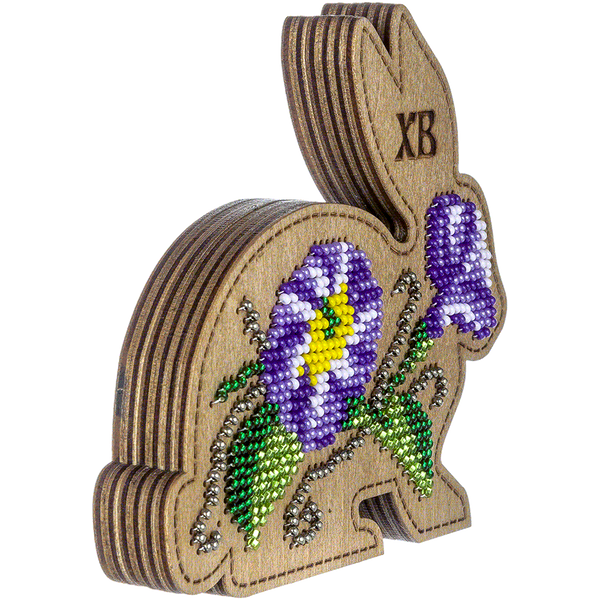 Bead embroidery kit on wood FLK-423