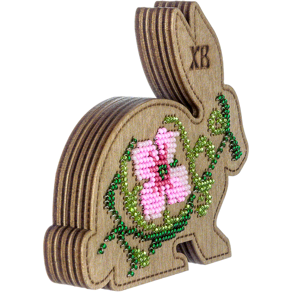 Bead embroidery kit on wood FLK-424