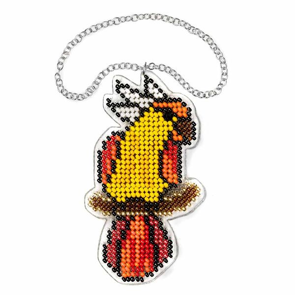 Bead embroidery kit on a plastic base FLPL-092