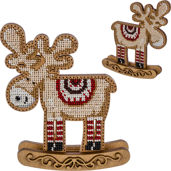 Bead embroidery kit on wood FLK-295