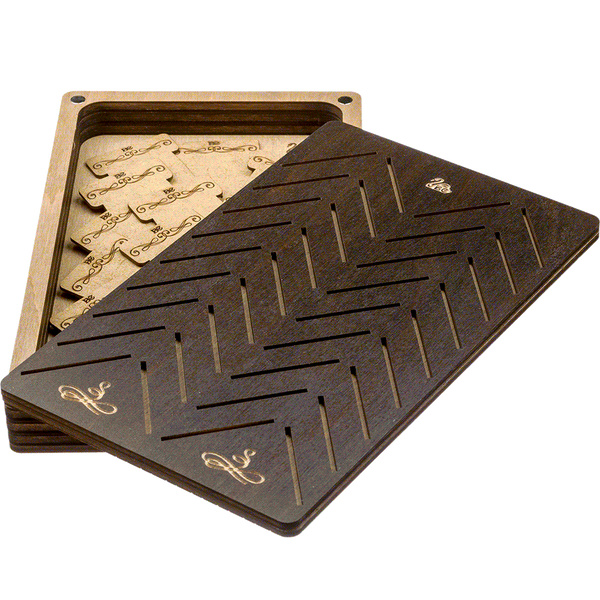 Box for handicraft + 38 bobbins FLZB(N)-056