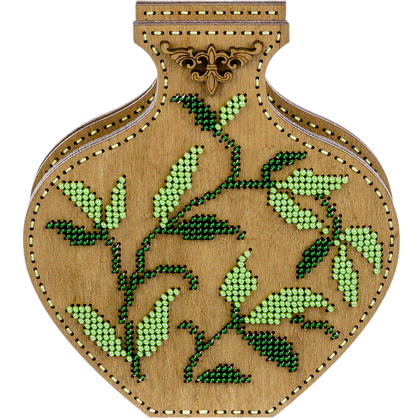 Bead embroidery kit on wood FLK-347