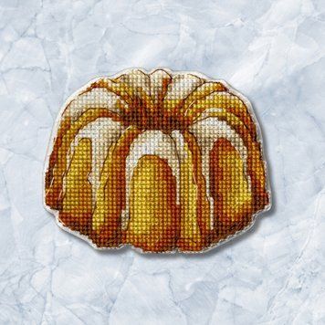 Plastic Cross-Stitch Kit – "Cupcake" (Double-Sided) FLX-103