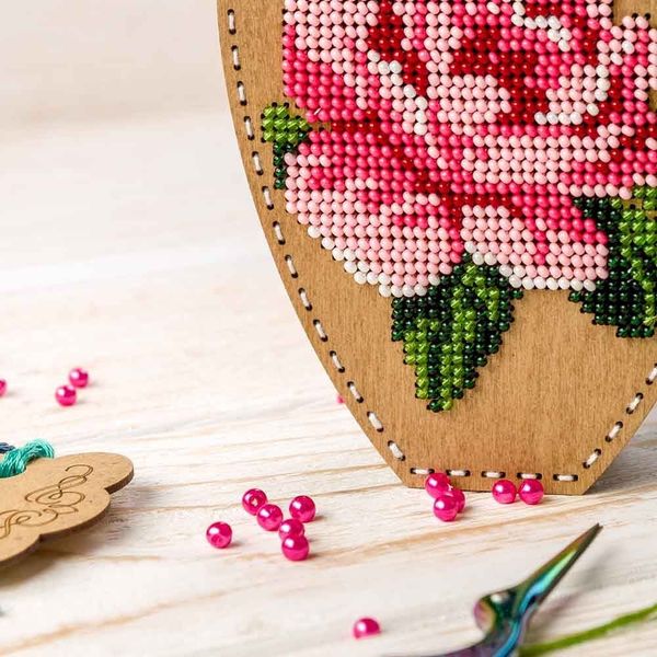 Bead embroidery kit on wood FLK-350