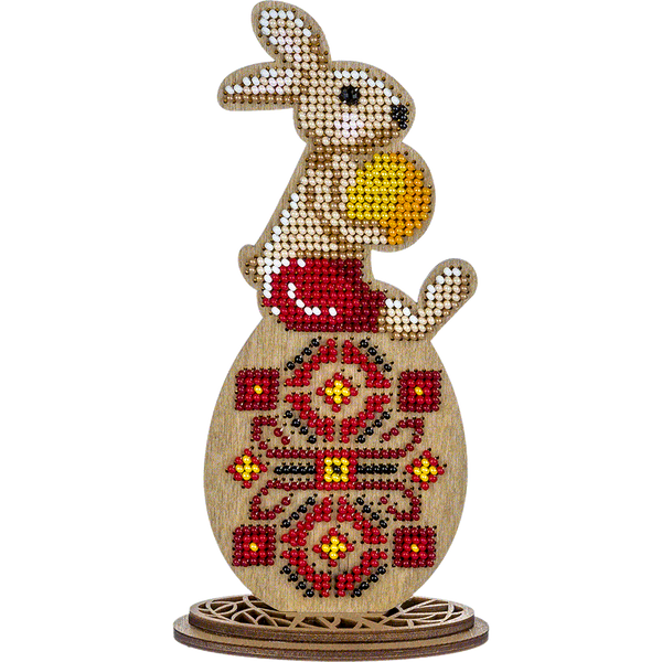 Bead embroidery kit on wood FLK-430