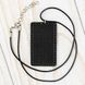 Аrtificial leather embroidery blank Pendant FLBE(BB)-018 Black FLBE(BB)-018 photo 1