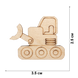 Заготовка для декорирования FLC-087 (5 штук) FLC-087 фото 1