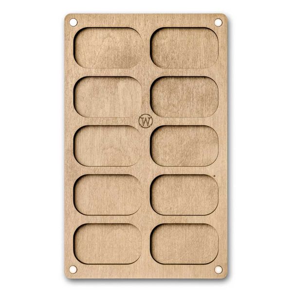 Bead organizer with wooden cover FLZB-207