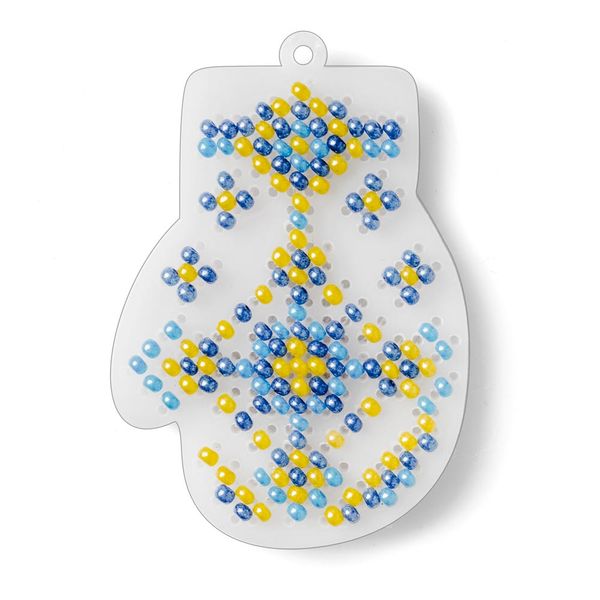 Bead embroidery kit on a plastic base FLPL-095