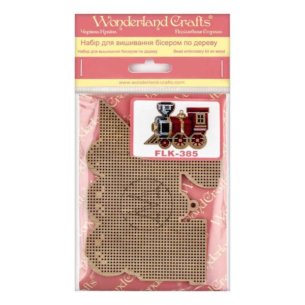 Bead embroidery kit on wood FLK-385