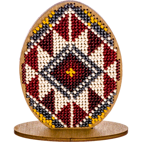 Bead embroidery kit on wood FLK-256