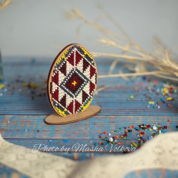 Bead embroidery kit on wood FLK-256