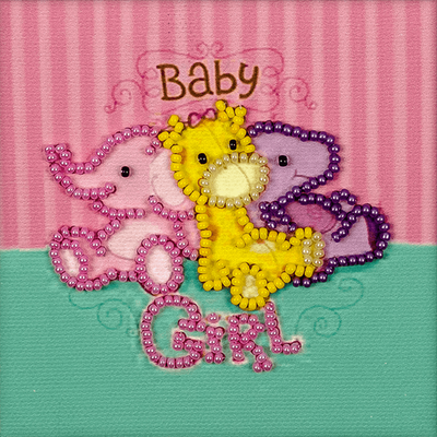 Bead embroidery magnet FLA-161