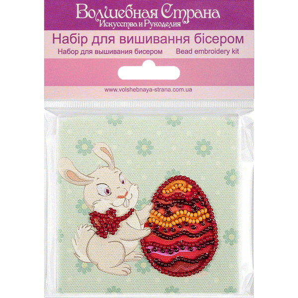 Bead embroidery magnet FLA-262