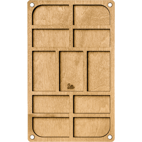 Органайзер для бисера с деревянной крышкой	FLZB-063 FLZB-063 фото