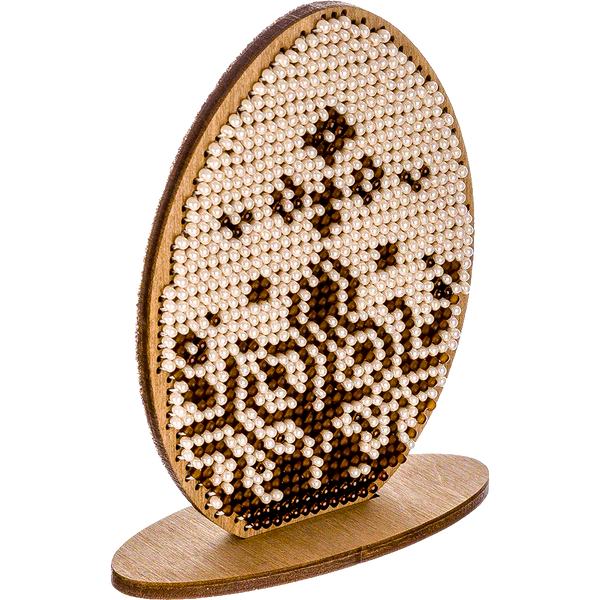 Bead embroidery kit on wood FLK-264