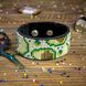 Bead embroidery kit on artificial leather Bracelet (3х22cm) FLBB-046 Black FLBB-046 photo 1