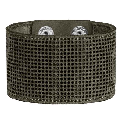Аrtificial leather embroidery blank Bracelet (4х22cm) FLBE(BB)-050 Walnut