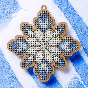 Bead embroidery kit on wood FLK-565