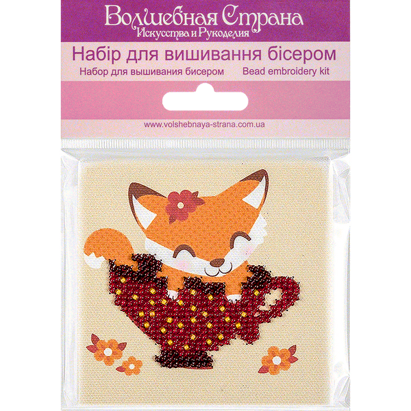 Bead embroidery magnet FLA-267