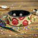 Bead embroidery kit on artificial leather Bracelet (3х22cm) FLBB-050 Black FLBB-050 photo 1