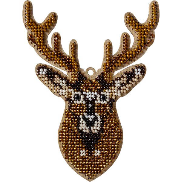 Bead embroidery kit on wood FLK-319