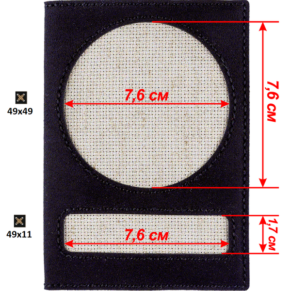 Набор для вышивания нитками на искусственной коже FLHL-050 FLHL-050 фото