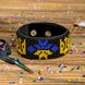Bead embroidery kit on artificial leather Bracelet (3х22cm) FLBB-001 Black FLBB-001 photo 1