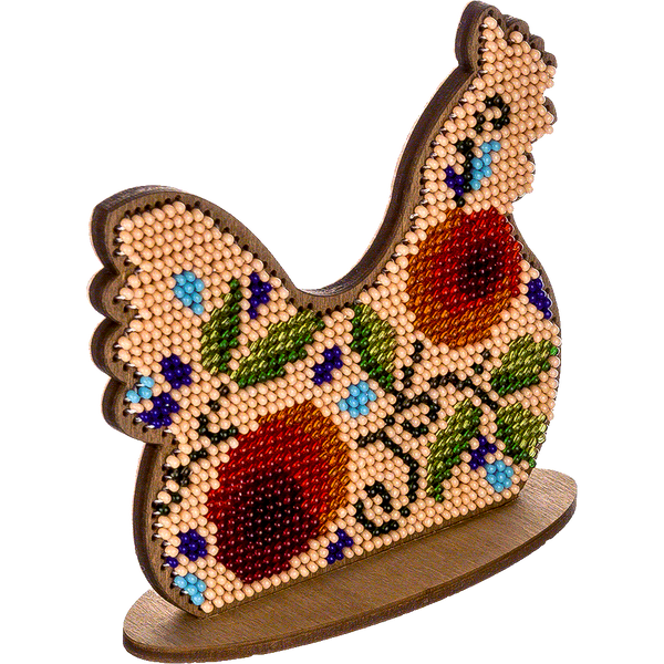 Bead embroidery kit on wood FLK-270