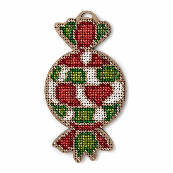 Bead embroidery kit on wood FLK-567