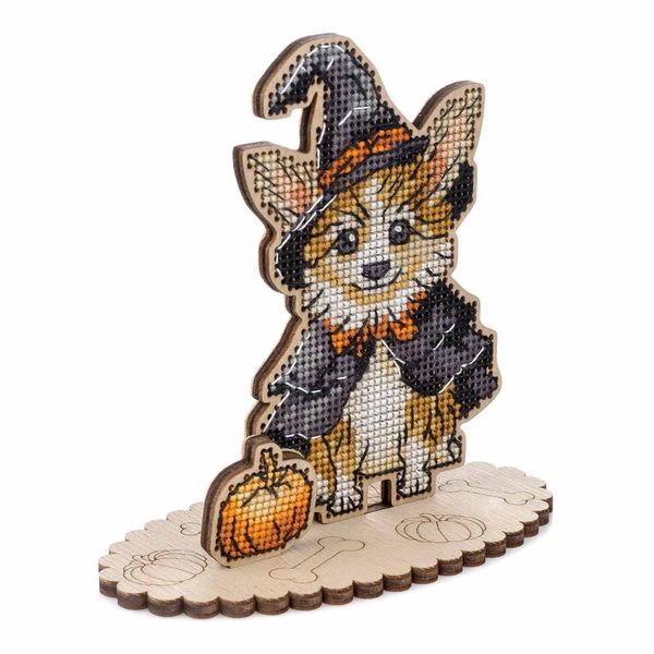 Cross-stitch kit on wood FLW-050