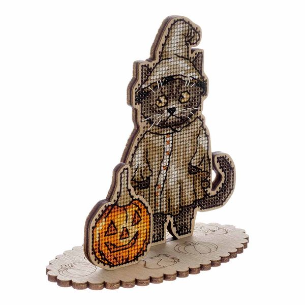 Cross-stitch kit on wood FLW-058