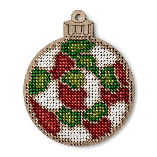 Bead embroidery kit on wood FLK-568