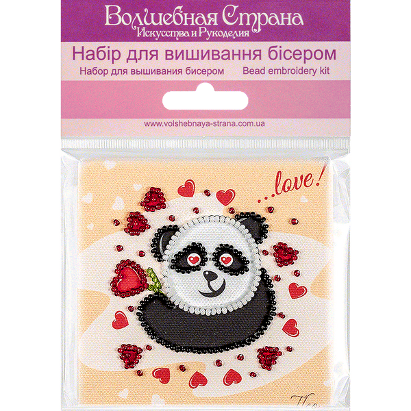 Bead embroidery magnet FLA-271