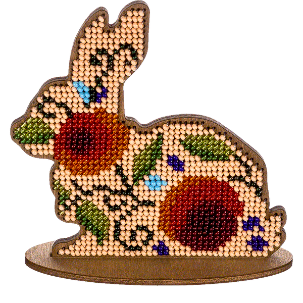 Bead embroidery kit on wood FLK-272