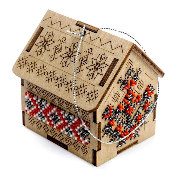 Bead embroidery kit on wood FLK-559