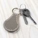 Аrtificial leather embroidery blank Key ring FLBE(BB)-007 Beige FLBE(BB)-007 photo 1