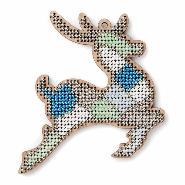 Bead embroidery kit on wood FLK-570