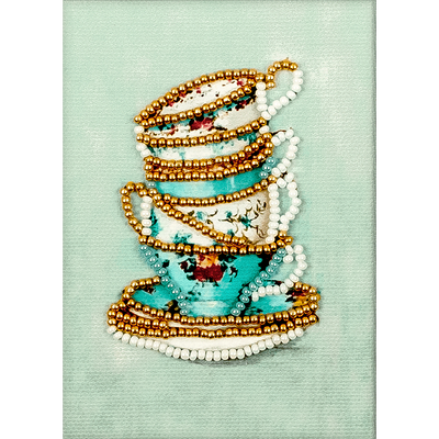 Bead embroidery magnet FLA-073
