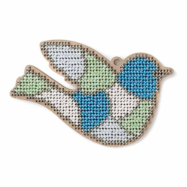 Bead embroidery kit on wood FLK-572