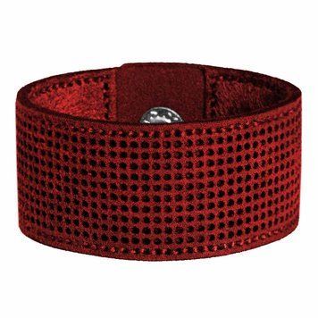 Заготовка для вышивания бисером на искусственной коже &laquo;Браслет&raquo; 2,6 &times; 17 см) FLBE(BB)-063 Красный