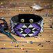 Bead embroidery kit on artificial leather Bracelet (3х22cm) FLBB-012 Black FLBB-012 photo 1