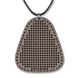 Аrtificial leather embroidery blank Pendant FLBE(BB)-021 Latte FLBE(BB)-021 photo 3