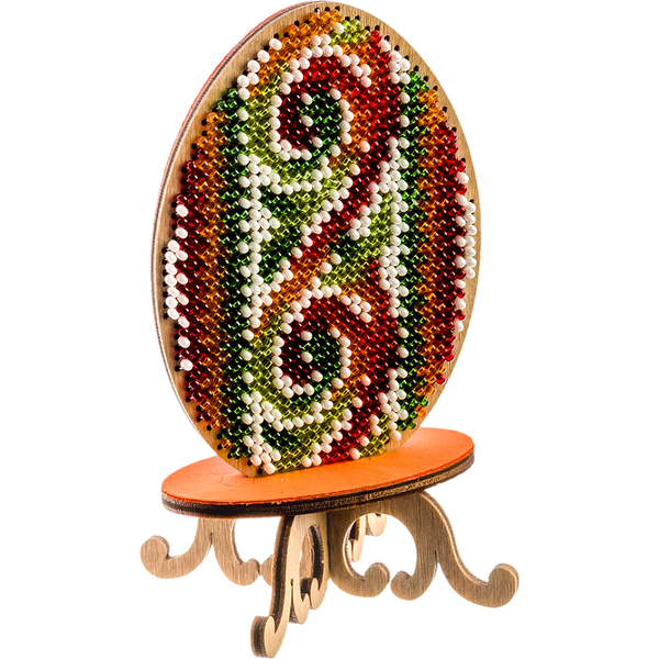 Bead embroidery kit on wood FLK-180