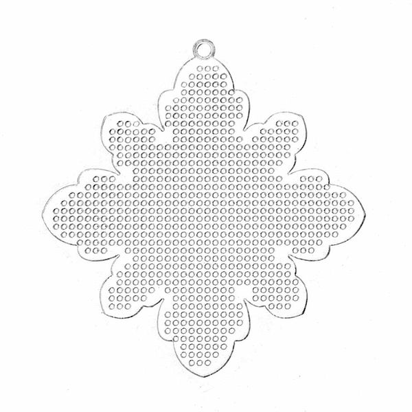 Plastic blank for bead and cross-stitch embroidery FLBE(PL)-006