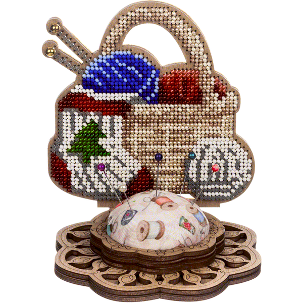 Bead embroidery kit on wood FLK-480