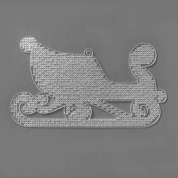 Plastic blank for bead and cross-stitch embroidery FLBE(PL)-012