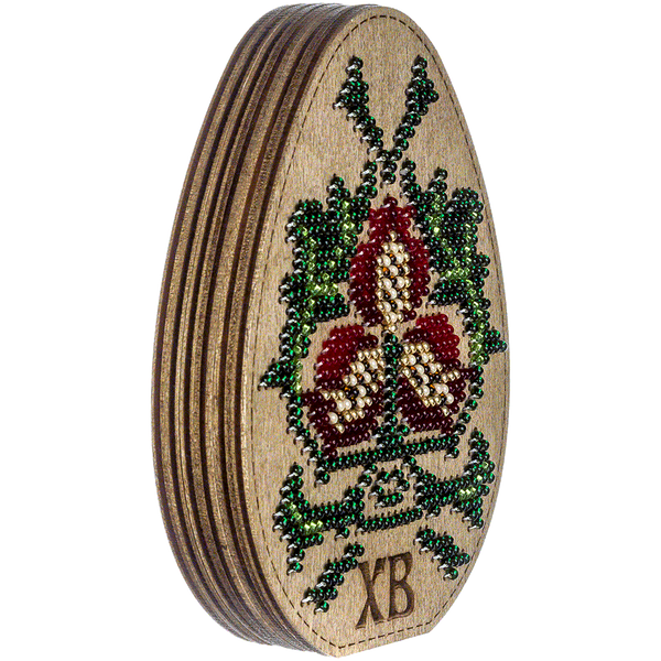 Bead embroidery kit on wood FLK-419